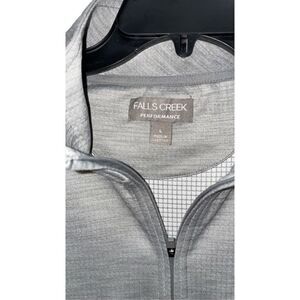 Falls Creek Performance Men’s Quarter Zip Gray NWT SIZE Large